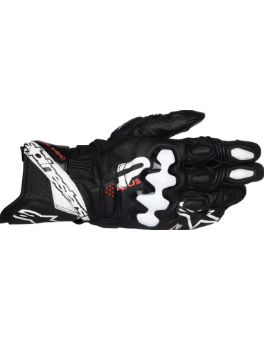 ALPINESTARS GP PLUS R V3 BLACK/WHITE/FLUORESCENT RED MOTO PRINTS