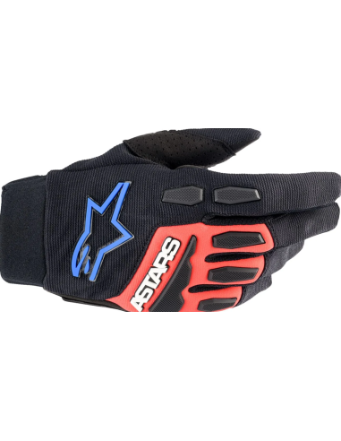 ALPINESTARS FULL BORE XT BLACK/BLUE/RED KROSINĖS MOTO PIRŠTINĖS