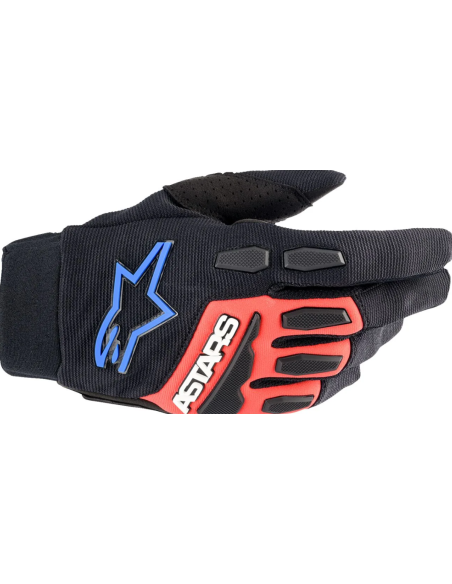 ALPINESTARS FULL BORE XT BLACK/BLUE/RED KROSINĖS MOTO PIRŠTINĖS