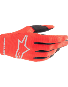 ALPINESTARS RADAR BLACK/RED/SILVER CROSS-COUNTRY MOTO GLOVES