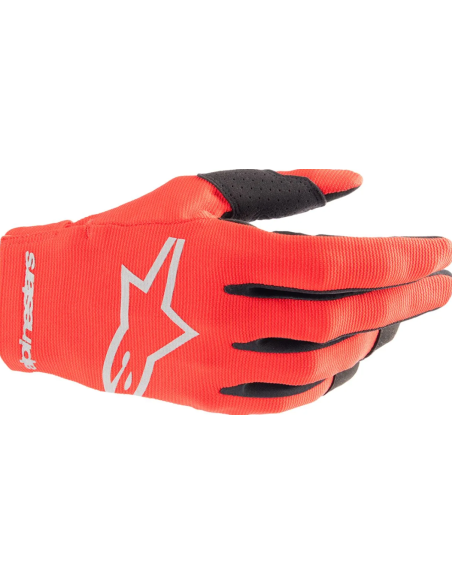ALPINESTARS RADAR BLACK/RED/SILVER KROSINĖS MOTO PIRŠTINĖS