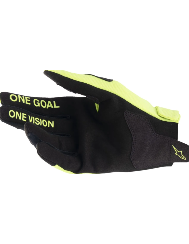 ALPINESTARS RADAR BLACK/FLUORESCENT YELLOW KROSINĖS MOTO PIRŠTINĖS