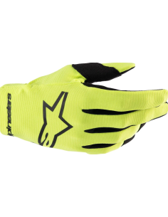 ALPINESTARS ЧЕРНЫЕ/КРАСНЫЕ/СЕРЕБРИСТЫЕ МОТОПЕРЧАТКИ ДЛЯ КРОСС-КАНТРИ RADAR