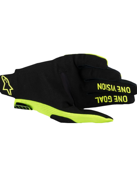 ALPINESTARS RADAR PRO MAX BLACK/FLUORESCENT YELLOW CROSS MOTO GLOVES