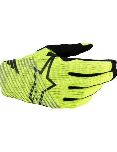 ALPINESTARS RADAR PRO MAX BLACK/FLUORESCENT YELLOW CROSS MOTO GLOVES