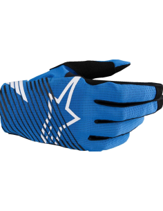 ALPINESTARS RADAR PRO MAX BLACK/BLUE KROSINĖS MOTO PIRŠTINĖS