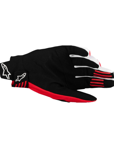ALPINESTARS TECHSTAR MX BLACK/RED KROSINĖS MOTO PIRŠTINĖS