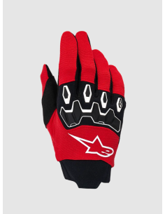 ALPINESTARS FULL BORE V2 BLACK/RED CROSS MOTO GLOVES
