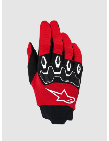 ALPINESTARS FULL BORE V2 BLACK/RED CROSS MOTO GLOVES