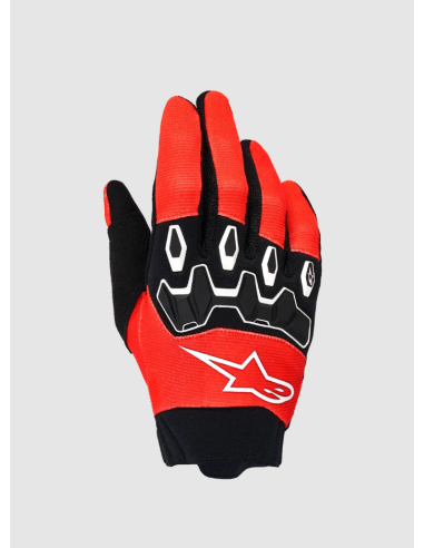 ALPINESTARS FULL BORE V2 BLACK/ORANGE KROSINĖS MOTO PIRŠTINĖS