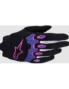 ALPINESTARS FULL BORE V2 BLACK/PURPLE/WHITE KROSINĖS MOTO PIRŠTINĖS