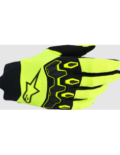 ALPINESTARS FULL BORE V2 BLACK/FLUORESCENT YELLOW KROSINĖS MOTO PIRŠTINĖS