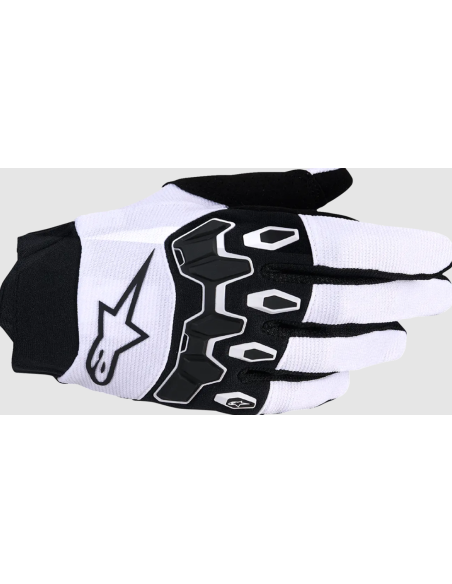 ALPINESTARS FULL BORE V2 BLACK/WHITE/LIGHT GREY CROSS MOTO GLOVES