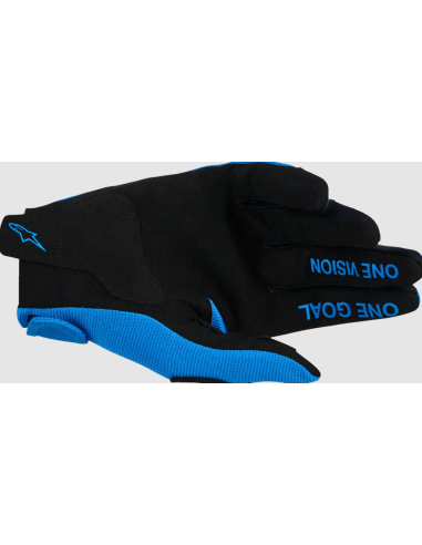 ALPINESTARS RADAR BLACK/WHITE/UCLA BLUE CROSS-COUNTRY MOTO GLOVES
