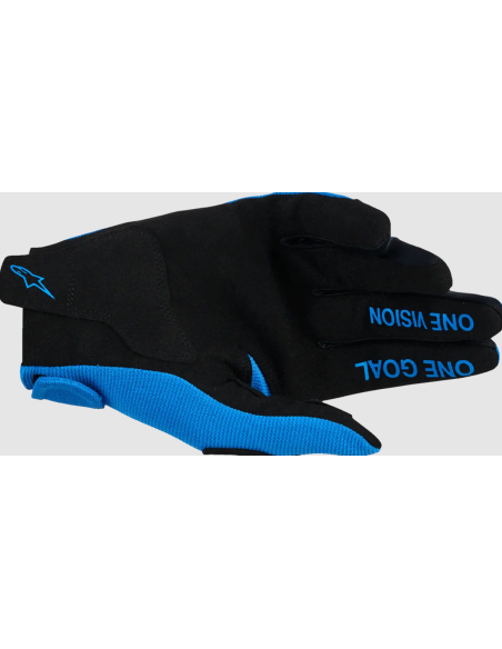 ALPINESTARS RADAR BLACK/WHITE/UCLA BLUE CROSS-COUNTRY MOTO GLOVES