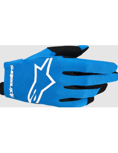 ALPINESTARS RADAR BLACK/WHITE/UCLA BLUE KROSINĖS MOTO PIRŠTINĖS