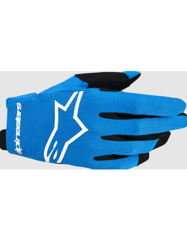 ALPINESTARS RADAR BLACK/WHITE/UCLA BLUE CROSS-COUNTRY MOTO GLOVES