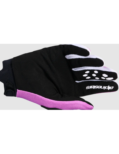 ALPINESTARS WOMEN'S STELLA FULL BORE V2 BLACK/WHITE/VIOLET CROSS-COUNTRY MOTO GLOVES