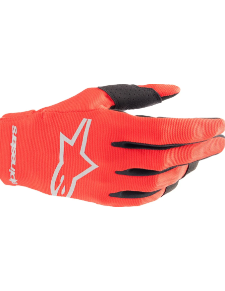 ALPINESTARS CHILDREN'S RADAR BLACK/RED CROSS-COUNTRY MOTO GLOVES