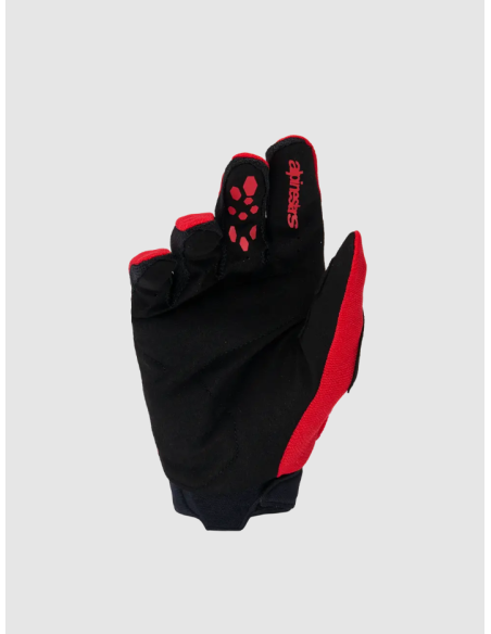 ALPINESTARS CHILDREN'S FULL BORE V2 BLACK/RED CROSS-COUNTRY MOTO GLOVES