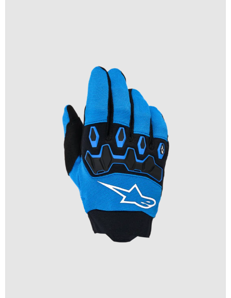 ALPINESTARS VAIKIŠKOS FULL BORE V2 BLACK/BLUE KROSINĖS MOTO PIRŠTINĖS