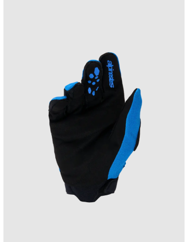 ALPINESTARS CHILDREN'S FULL BORE V2 BLACK/BLUE CROSS-COUNTRY MOTO GLOVES