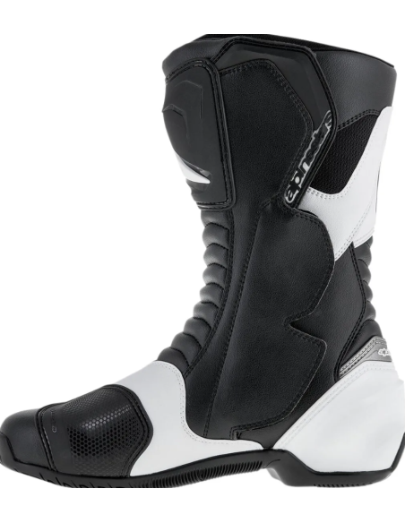 ALPINESTARS SMX-S BLACK/WHITE MOTO SHOES