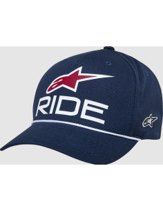 ALPINESTARS КЕПКА RIDE COMP CURVED BILL SNAP RED/WHITE