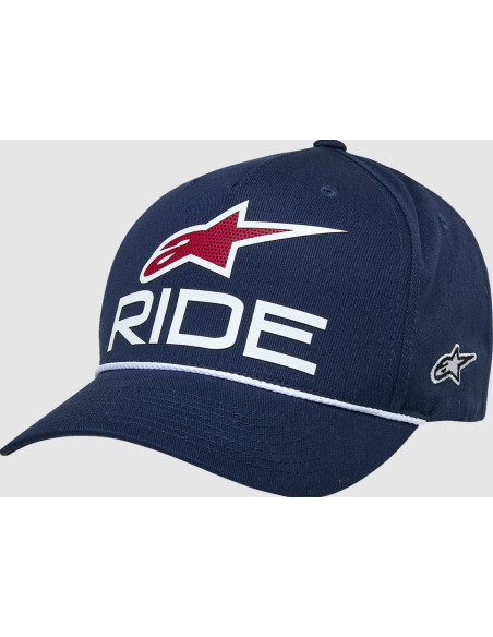 ALPINESTARS RIDE COMP CURVED BILL SNAP RED/WHITE