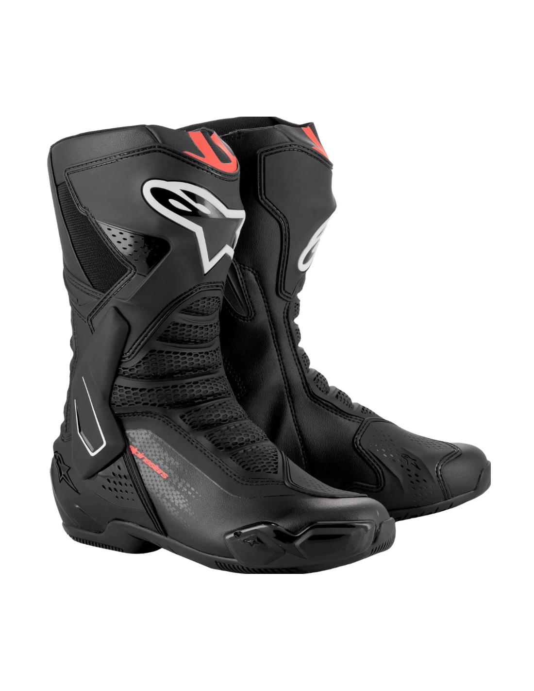 ALPINESTARS SMX-6 V3 BLACK/RED MOTO SHOES Shoe size 46