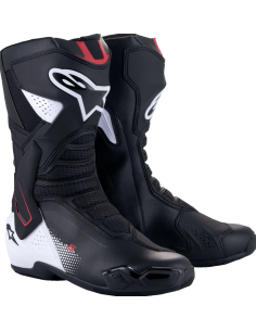 ALPINESTARS SMX-6 V3 BLACK/WHITE/RED MOTO SHOES
