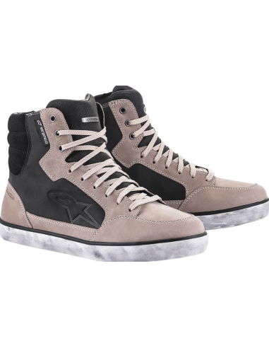 ALPINESTARS J-6 WATERPROOF BLACK/BROWN/WHITE MOTO BOOTS