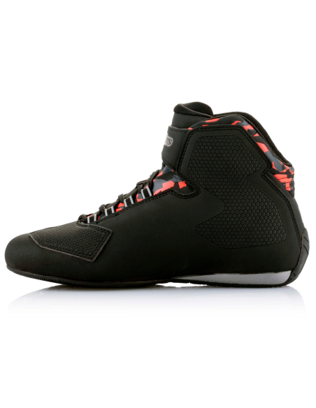 ALPINESTARS SECTOR WATERPROOF BLACK/GRAY/RED MOTO BOOTS