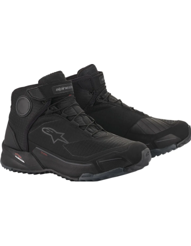 ALPINESTARS J-6 CANVAS WATERPROOF BLACK/GRAY MOTO BATAI