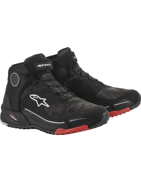 ALPINESTARS CR-X DRYSTAR BLACK/RED MOTO BOOTS