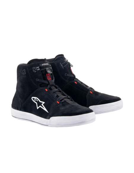 ALPINESTARS ХРОМИРОВАННЫЕ ЧЕРНЫЕ/СЕРЫЕ МОТОБОТИНКИ