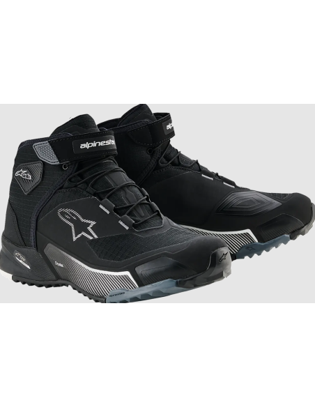 ALPINESTARS WOMEN'S STELLA CR-X DRYSTAR BLACK/GRAY/WHITE MOTO SHOES