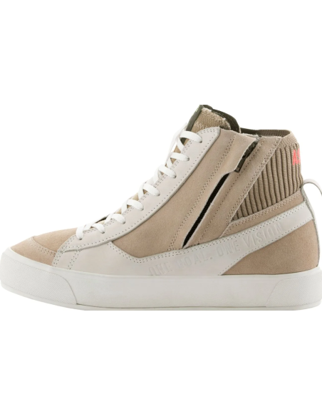 ALPINESTARS WOMEN'S STELLA STATED PODIUM BROWN/WHITE MOTO SHOES