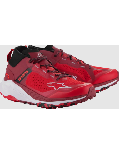 ALPINESTARS META XR V2 WHITE/BRIGHT RED/DARK RED MOTO SHOES