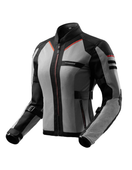 REBELHORN WOMEN'S SCANDAL RED TEXTILE MOTO JACKET