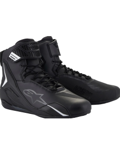 ALPINESTARS FASTER-4 BLACK MOTO SHOES