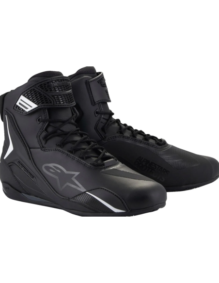 ALPINESTARS FASTER-4 BLACK MOTO SHOES