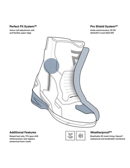 REBELHORN WOMEN'S SCOUT HH MOTO BOOTS