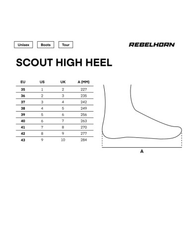 REBELHORN ЖЕНСКИЕ МОТОБОТИНКИ SCOUT HH
