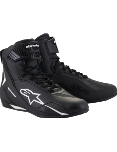 ALPINESTARS FASTER-4 BLACK/WHITE MOTO BATAI