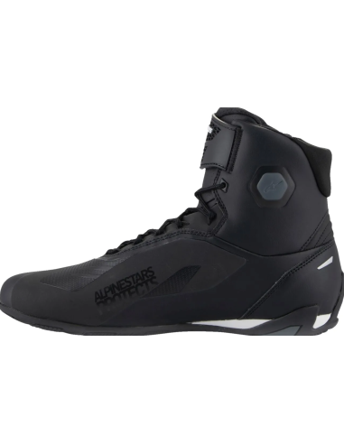 ALPINESTARS FASTER-4 BLACK/WHITE MOTO SHOES