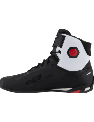 ALPINESTARS МОТОБОТИНКИ FASTER-4 ЧЕРНЫЕ/БЕЛЫЕ/КРАСНЫЕ