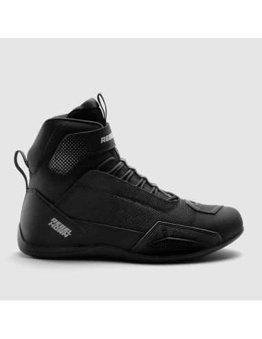 REBELHORN SWIFT BLACK MOTO BOOTS