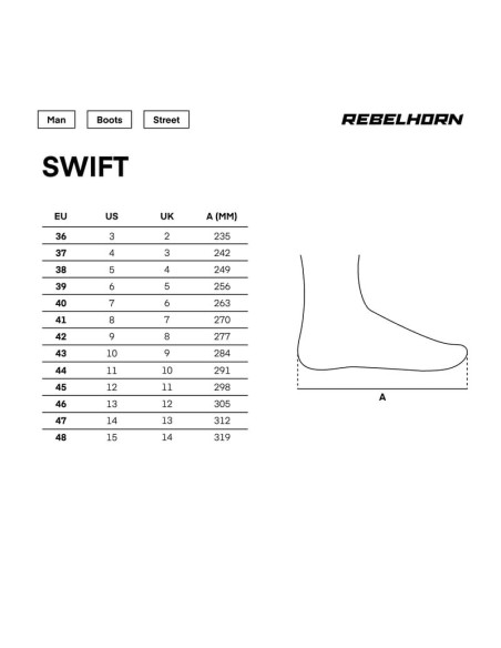 REBELHORN SWIFT RED MOTO SHOES