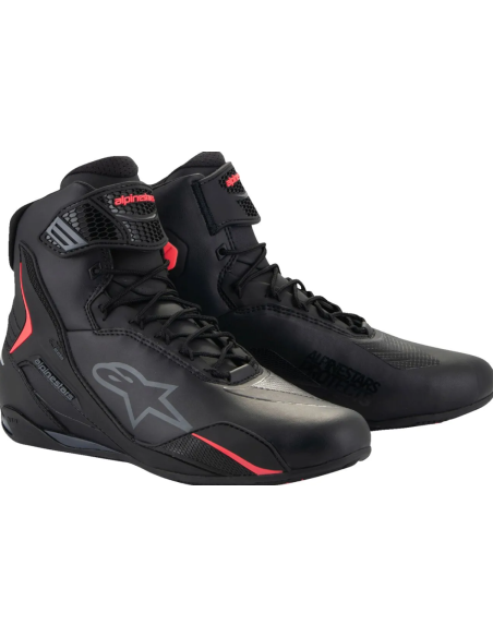 ALPINESTARS WOMEN'S STELLA FASTER-4 BLACK/PINK MOTO SHOES